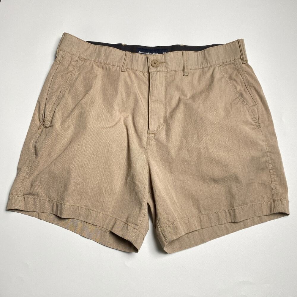 Abercrombie Khaki Shorts Bundle 33 All Day Chino Preppy (2 Pair) - Picture 2 of 12